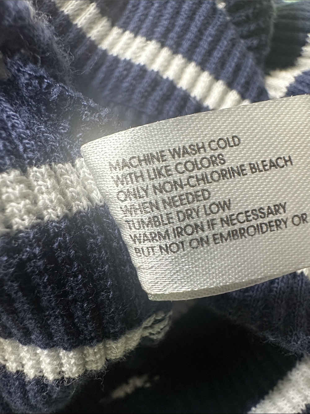 Vintage Y2K U.S. Polo Assn. Striped Ribbed Thermal Long sleeve size Large - Picture 15 of 16
